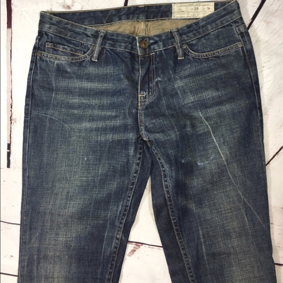 All Saints Distressed Skinny Jeans peyote pipe - Picture 5 of 8